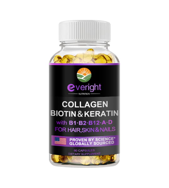 Everight Collagen Biotin Keratin Capsules