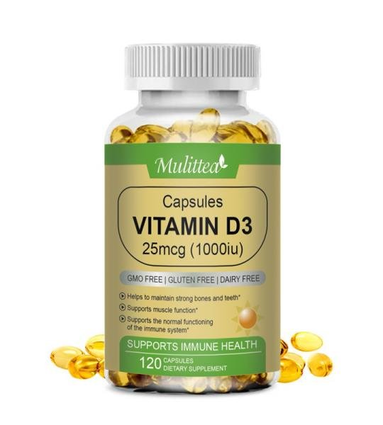 Mulittea Vitamin D3 25mcg (1000iu) capsules