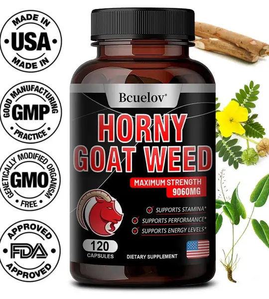 Bcuelov Horny Goat Grass Capsules 9060mg