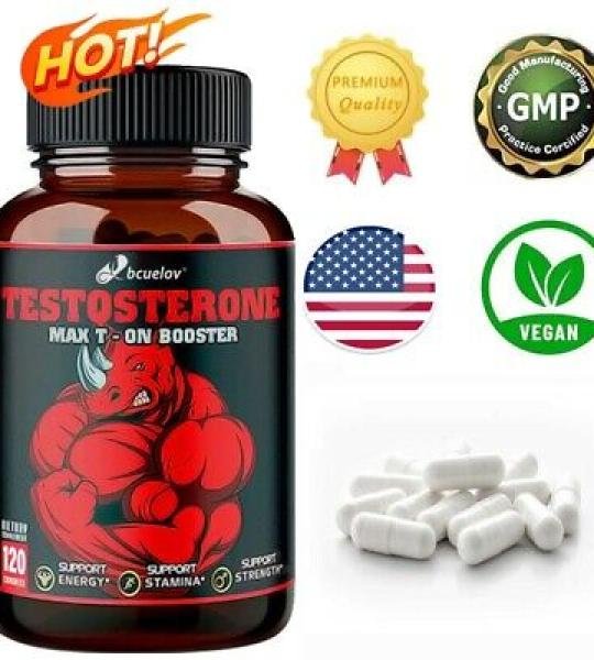 Bcuelov Men's Testosterone Booster Capsules