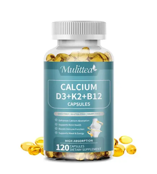 Mulittea Calcium + D3 + K2 + B12 Capsules