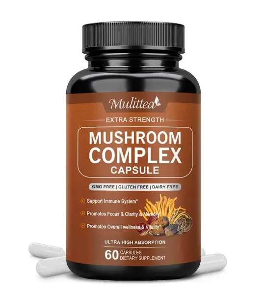 Mulittea Extra Strength Mushroom Complex capsules