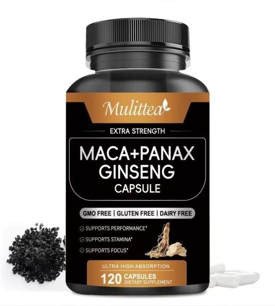 Mulittea Maca Root + Panax Ginseng Capsules