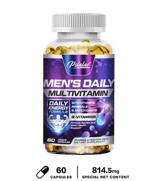 Pslalae Men's Daily Multivitamin Capsules