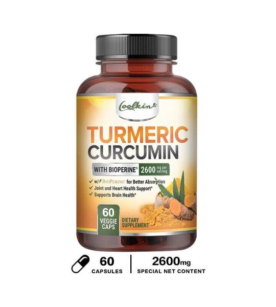 Coolkin Turmeric Curcumin 2600 Mg Capsules