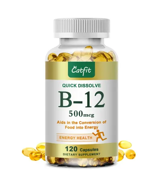 Catfit Vitamin B12 500mcg Capsules