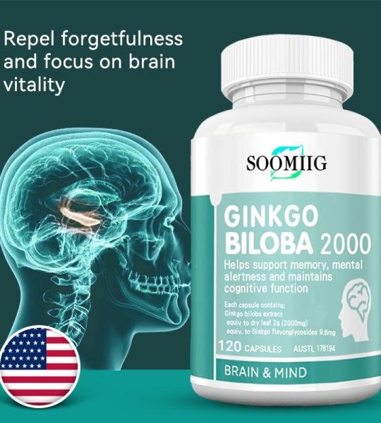 Soomiig Ginkgo Biloba 2000 Capsules