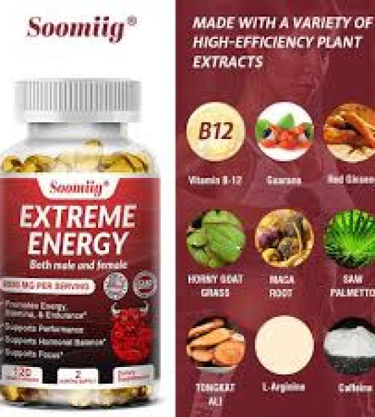 Soomiig Ginseng Extract Boosts Energy Capsules