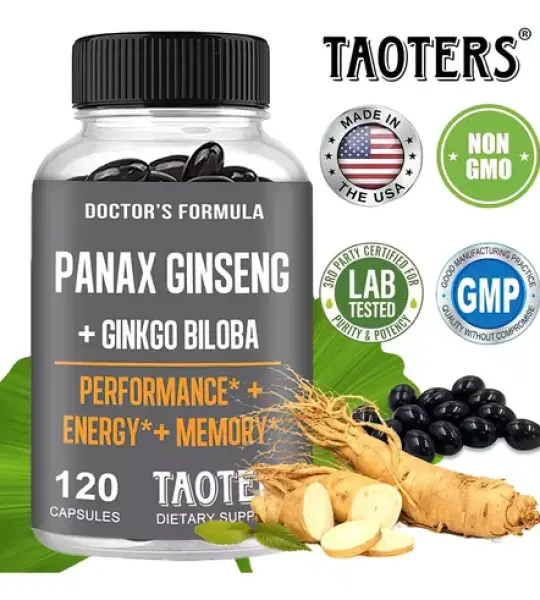 Taoters Panax Ginseng+Ginkgo Biloba Capsules