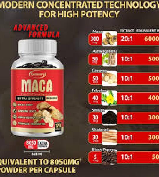 Xemenry Maca Extra Strength Capsules