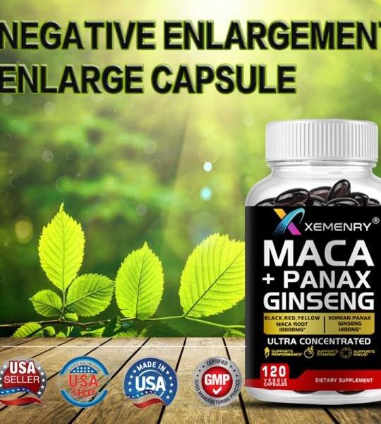 Xemenry Maca + Panax Ginseng Capsules